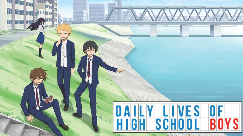 an image of some characters from Daily Lives of High School Boys anime