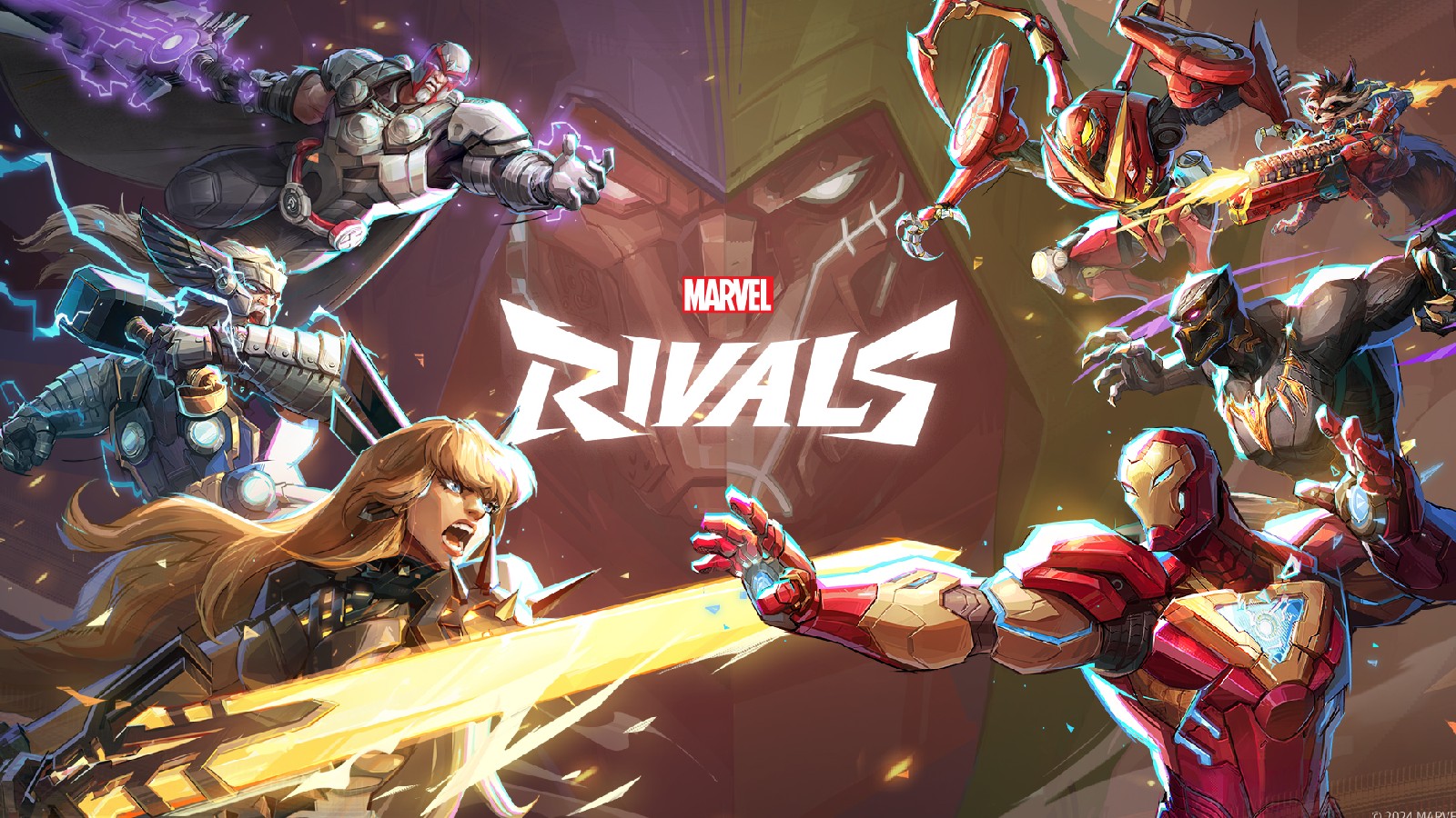 an image of some heroes from Marvel Rivals