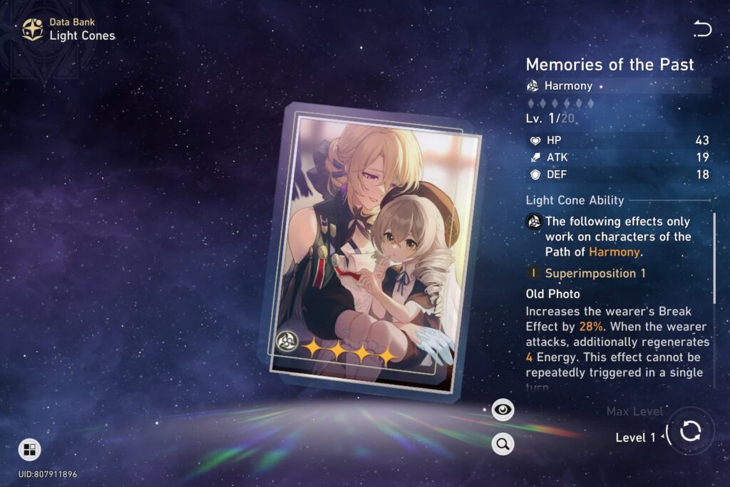 Another 4-star Lightcone for the F2P players