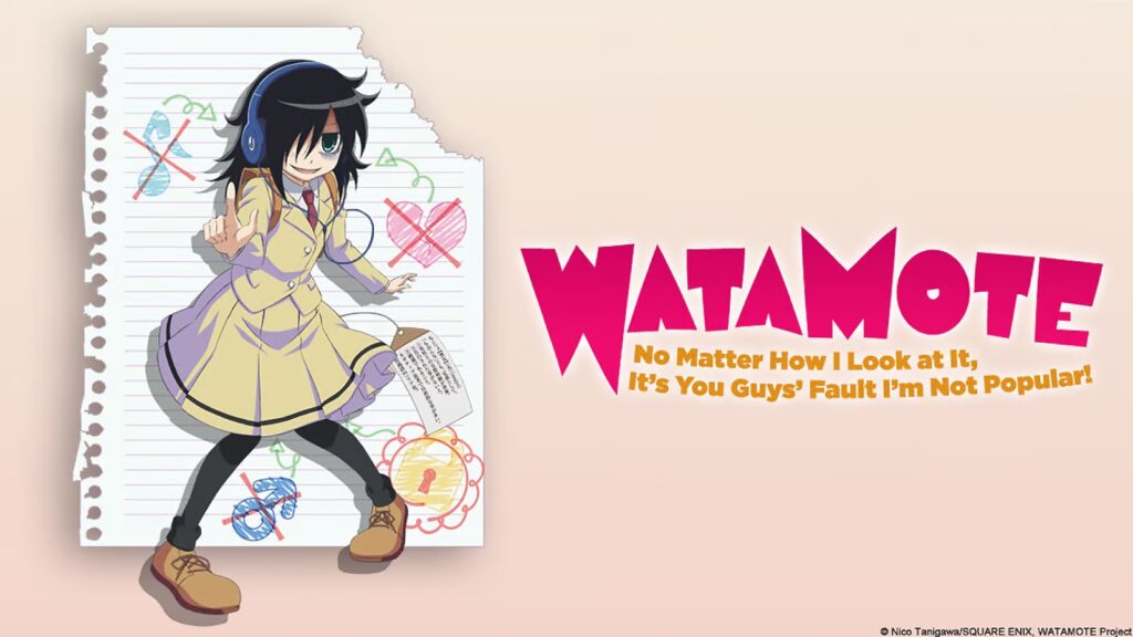 an image of Tomoko Kuroki from Watamote