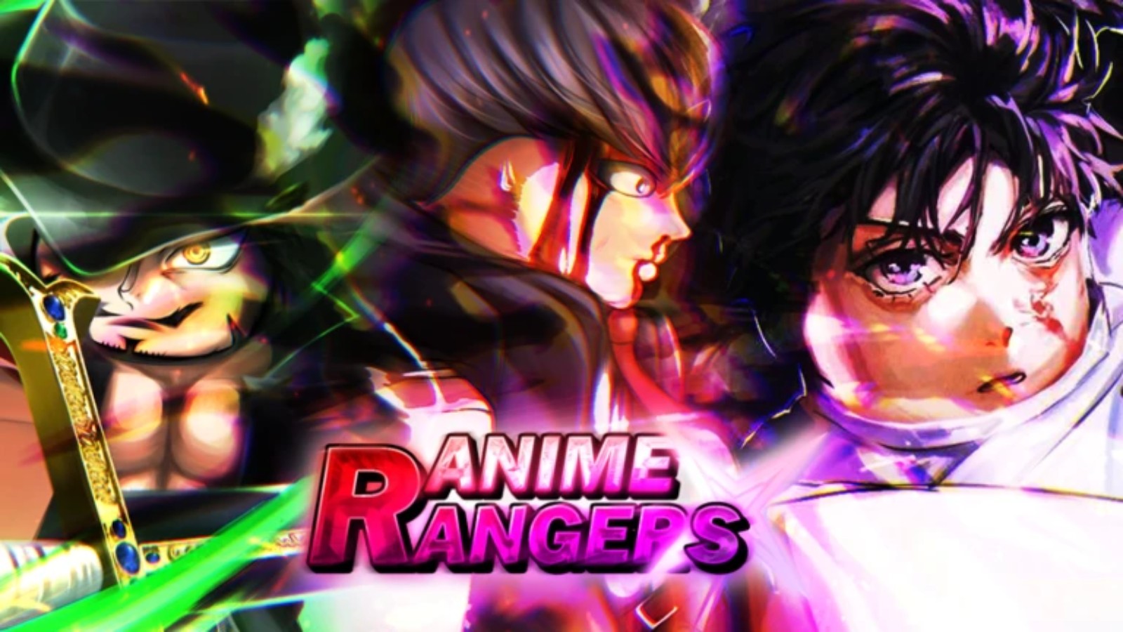 some characters from Anime Rangers X