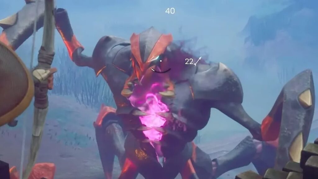 The Abyssal Demon a level 4 boss in RuneScape: Dragonwilds