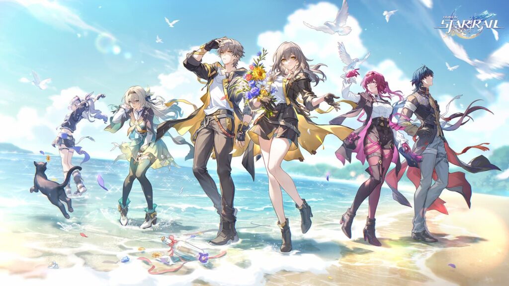 Theme image for HSR 2nd anniversary.