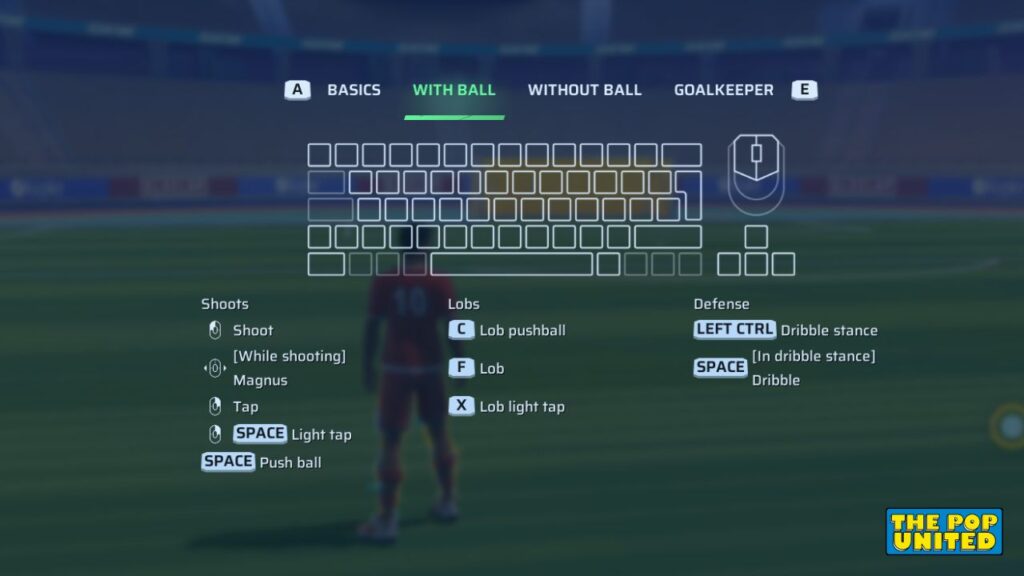all rematch pc controls