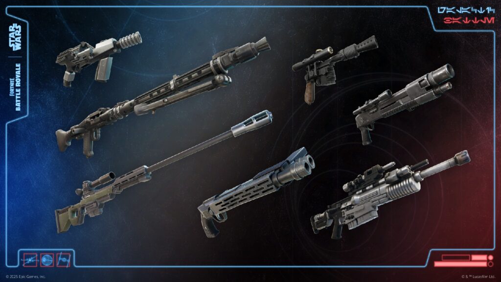 all fortnite chapter 6 season 3 weapons