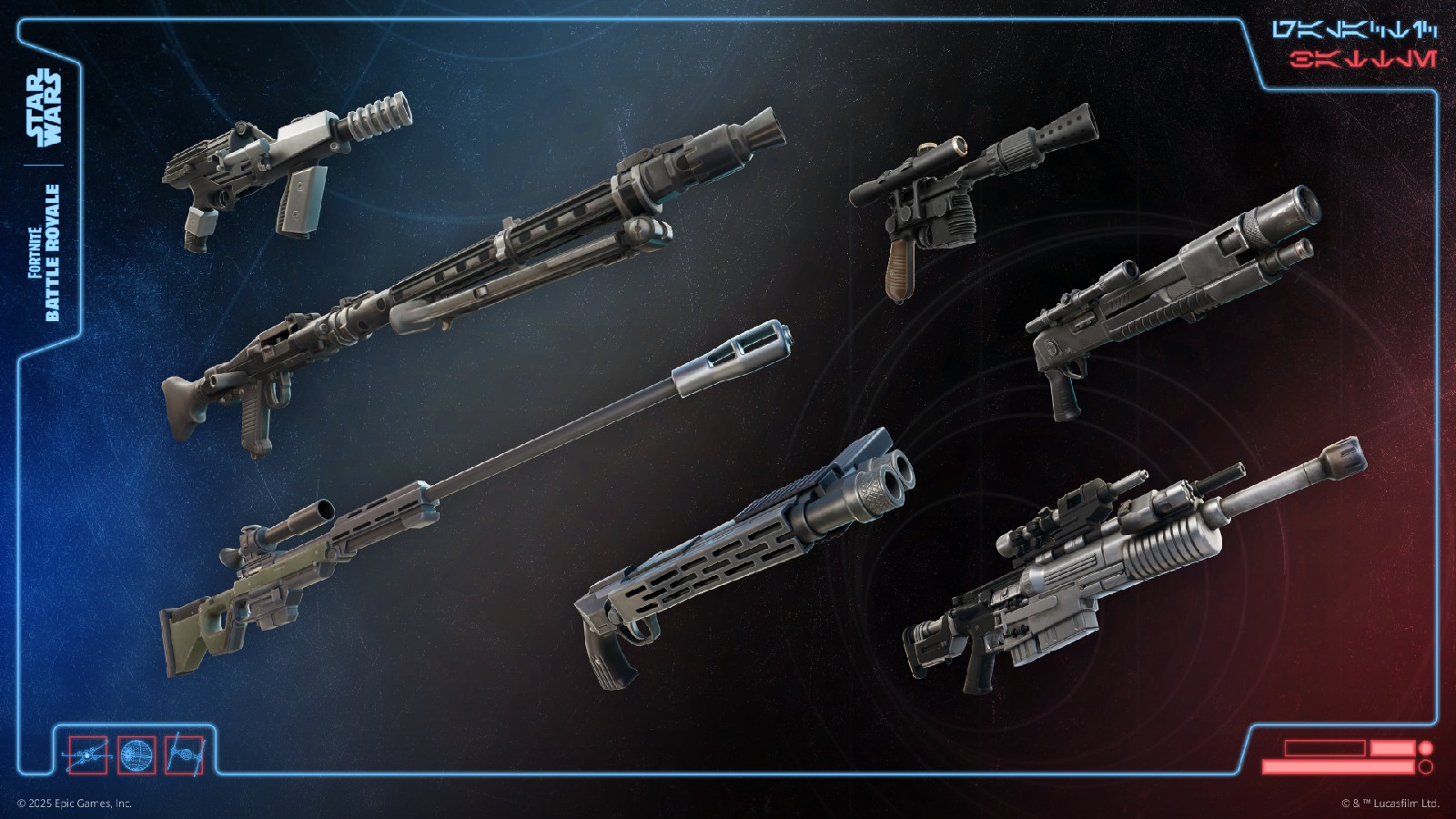 all fortnite chapter 6 season 3 weapons