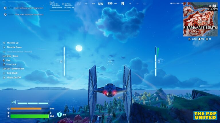 an image of a TIE Fighter in Fortnite Chapter 6 Season 3