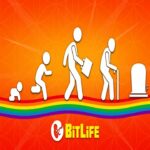 Bitlife, a simulation game that is available on Playstore and App store