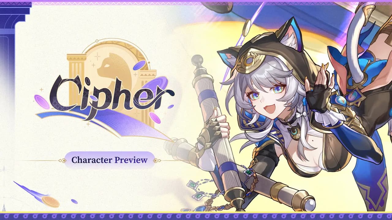 Cipher is the upcoming Nihility Path character comming in the 2nd phase of the character banners.